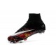 Nouvelles 2016 Nike Mercurial Superfly FG ACC Crampons Football Noir Rouge Blanc