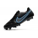 Chaussures Nike Tiempo Legend 9 Elite FG Noir Gris Acier