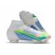 Nike Mercurial Superfly VIII Elite FG Blanc Bleu Volt