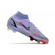 Nike Mercurial Superfly VIII Elite FG Mbappé Chardon Clair Argent Métallique