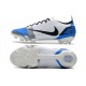 Nike Mercurial Vapor XIV Elite FG Blanc Bleu Noir