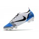 Nike Mercurial Vapor XIV Elite FG Blanc Bleu Noir