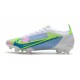 Nike Mercurial Vapor XIV Elite FG Blanc Bleu