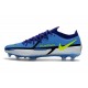 Crampon Nike Phantom GT2 Elite FG Sapphire Volt Gris Brouillard Bleu