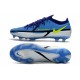 Crampon Nike Phantom GT2 Elite FG Sapphire Volt Gris Brouillard Bleu