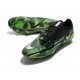 Crampon Nike Phantom GT2 Elite FG Noir Platine Métallique Vert Strike