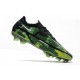 Crampon Nike Phantom GT2 Elite FG Noir Platine Métallique Vert Strike