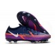 Crampon Nike Phantom GT2 Elite FG Bleu Marine Blanc Violet