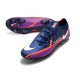 Crampon Nike Phantom GT2 Elite FG Bleu Marine Blanc Violet