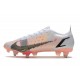 Nike Mercurial Vapor 14 Elite SG-Pro AC Hommes Blanc Noir Carmin Rose