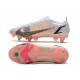 Nike Mercurial Vapor 14 Elite SG-Pro AC Hommes Blanc Noir Carmin Rose