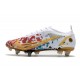 Nike Mercurial Vapor 14 Elite SG-Pro AC Hommes Blanc Rouge Or