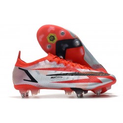 Nike Mercurial Vapor 14 Elite SG-Pro Rouge Piment Noir Fantôme Orange