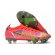 Nike Mercurial Vapor 14 Elite SG-Pro AC Hommes Rubis Argent Metallique