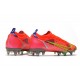 Nike Mercurial Vapor 14 Elite SG-Pro AC Hommes Rubis Argent Metallique