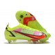 Nike Mercurial Vapor 14 Elite SG-Pro AC Hommes Volt Carmin Noir