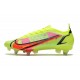 Nike Mercurial Vapor 14 Elite SG-Pro AC Hommes Volt Carmin Noir