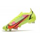 Nike Mercurial Vapor 14 Elite SG-Pro AC Hommes Volt Carmin Noir