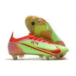 Nike Mercurial Vapor 14 Elite SG-Pro AC Hommes Vert Rouge