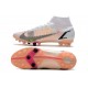 Nike Mercurial Superfly VIII Elite AG Blanc Noir Carmin Rose