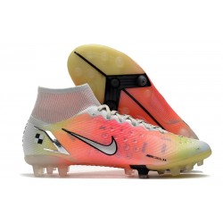 Nike Mercurial Superfly VIII Elite AG Blanc Mangue