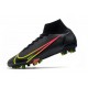 Nike Mercurial Superfly VIII Elite AG Black x Prism - Noir Jaune Rouge