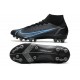 Nike Mercurial Superfly VIII Elite AG Noir Gris Acier