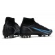 Nike Mercurial Superfly VIII Elite AG Noir Gris Acier