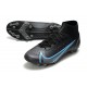 Nike Mercurial Superfly VIII Elite AG Noir Gris Acier