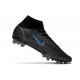 Nike Mercurial Superfly VIII Elite AG Noir Gris Acier