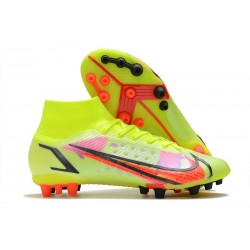 Nike Mercurial Superfly VIII Elite AG Volt Carmin Noir