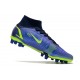 Nike Mercurial Superfly VIII Elite AG Sapphire Volt Bleu