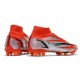 Nike Mercurial Superfly VIII Elite AG Rouge Piment Noir Fantôme Orange Total