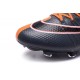 Nouvelles 2016 Nike Mercurial Superfly FG ACC Crampons Football Noir Orange