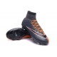 Nouvelles 2016 Nike Mercurial Superfly FG ACC Crampons Football Noir Orange