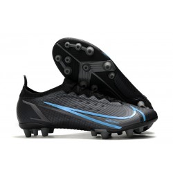 Nike Mercurial Vapor XIV Elite AG Chaussure Noir Gris Acier