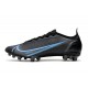 Nike Mercurial Vapor XIV Elite AG Chaussure Noir Gris Acier