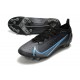 Nike Mercurial Vapor XIV Elite AG Chaussure Noir Gris Acier