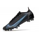 Nike Mercurial Vapor XIV Elite AG Chaussure Noir Gris Acier