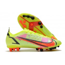 Nike Mercurial Vapor XIV Elite AG Chaussure Volt Carmin Noir