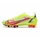 Nike Mercurial Vapor XIV Elite AG Chaussure Volt Carmin Noir