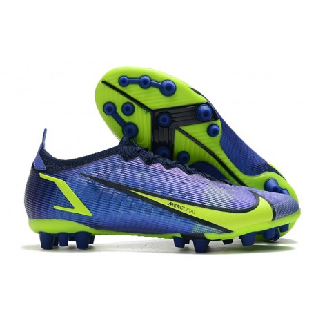 Nike Mercurial Vapor XIV Elite AG Chaussure Sapphire Volt Bleu