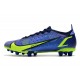 Nike Mercurial Vapor XIV Elite AG Chaussure Sapphire Volt Bleu