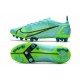 Nike Mercurial Vapor XIV Elite AG Chaussure Impulse - Turquoise Vert