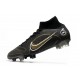 Nike Mercurial Superfly 8 Elite FG Noir Or Métallique Argent étallique