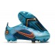 Nike Mercurial Vapor 14 Elite FG Bleu Chlorine Orange Laser Marina