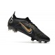 Nike Mercurial Vapor 14 Elite FG Noir Or Métallique Argent Métallique