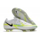 Crampon Nike Phantom GT2 Elite FG Ballon Gris Bleu Foncé Marina