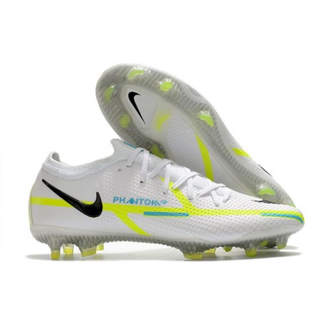 Crampon Nike Phantom GT2 Elite FG Ballon Gris Bleu Foncé Marina