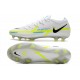 Crampon Nike Phantom GT2 Elite FG Ballon Gris Bleu Foncé Marina